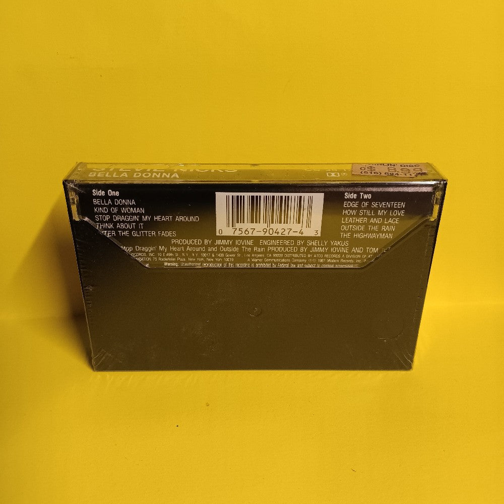 Stevie Nicks - Bella Donna - 1981 - CS 38-139 - New - Sealed - Cassettes