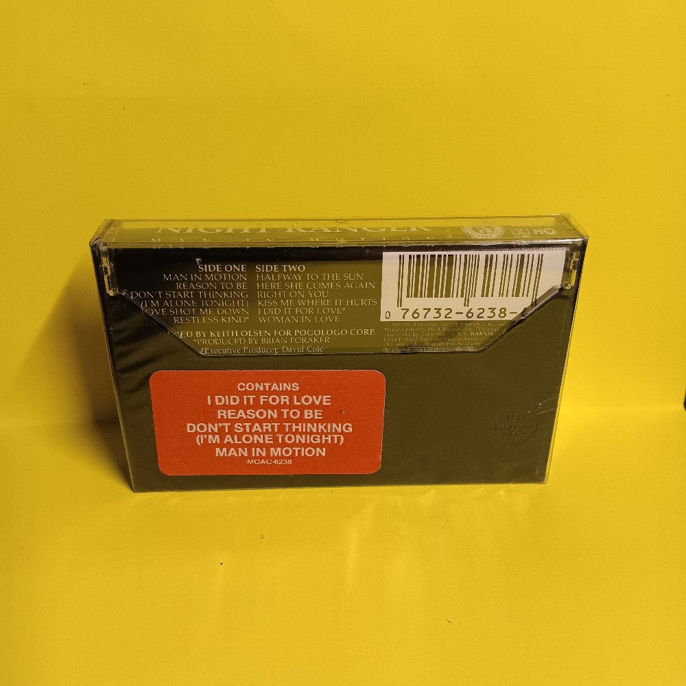 Night Ranger - Man In Motion - 1988 - MCAC-6238 - New - Sealed - Cassettes