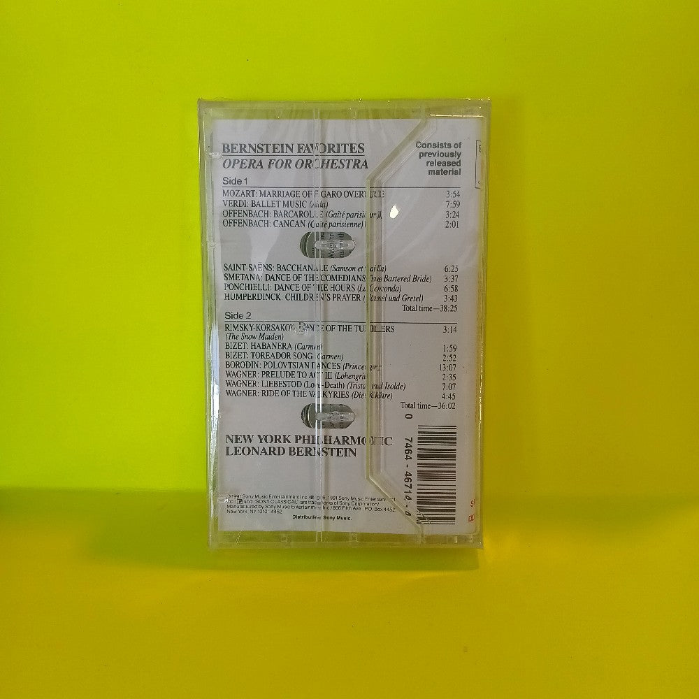 Bernstein - Opera For Orchestra  - 1991 - SFT 46714 - New - Sealed - Cassettes