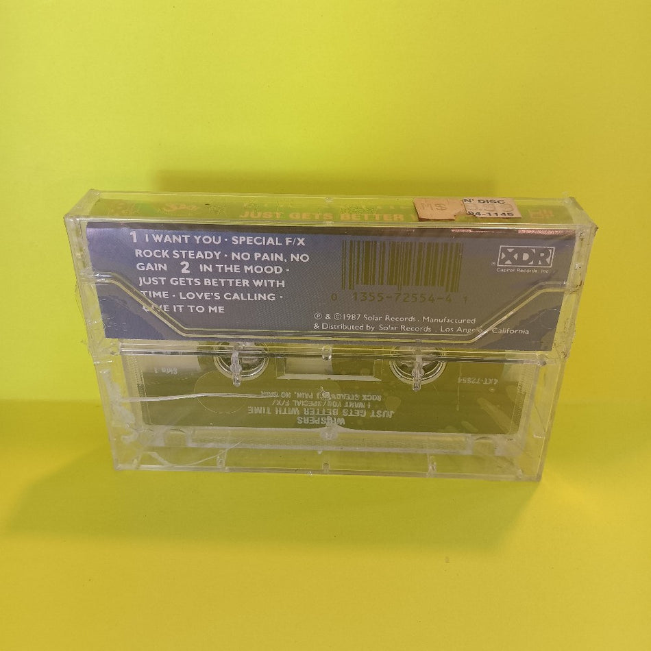 The Whispers - Just Gets Better With Time - 1987 - 4XT72554 - New - Sealed - Cassettes