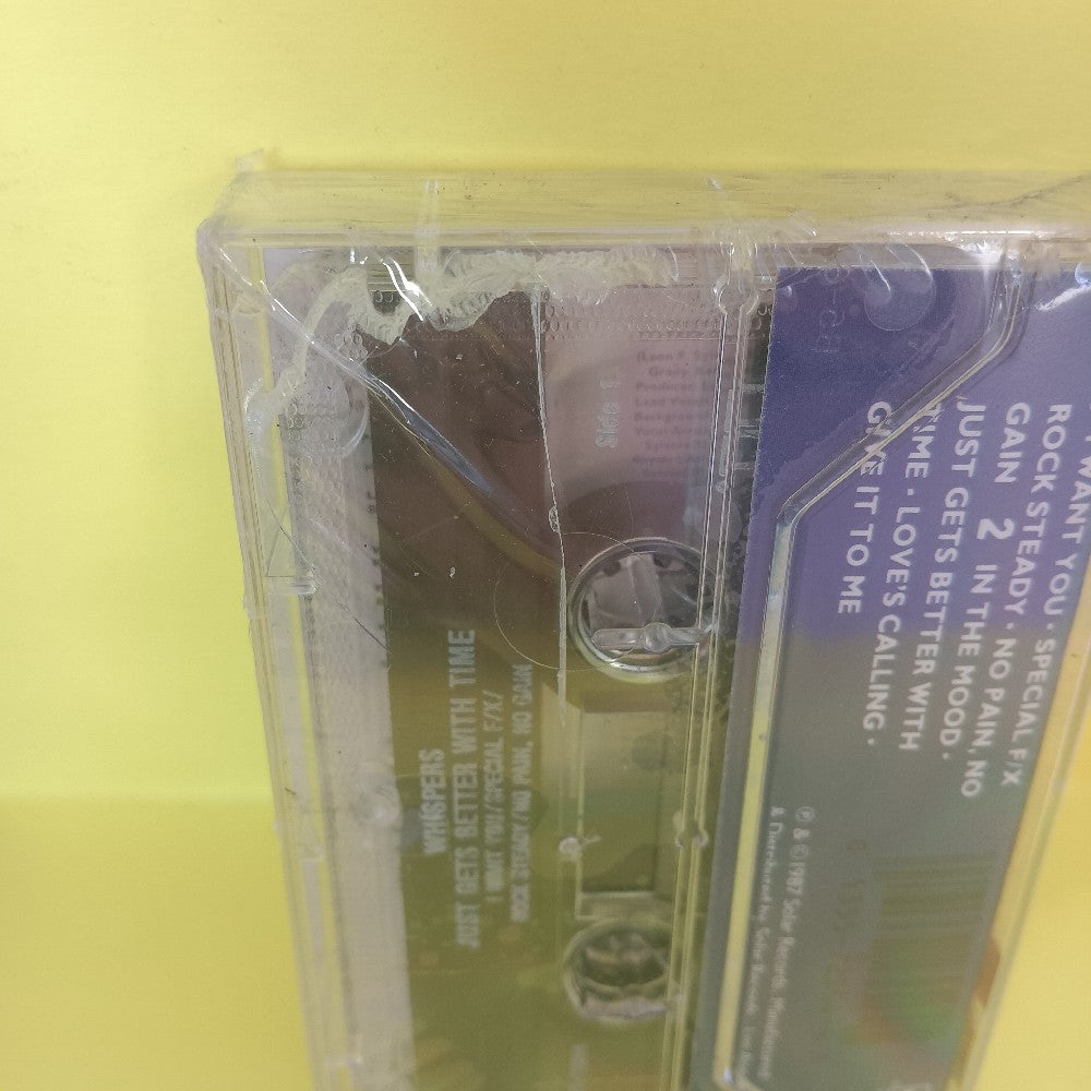 The Whispers - Just Gets Better With Time - 1987 - 4XT72554 - New - Sealed - Cassettes