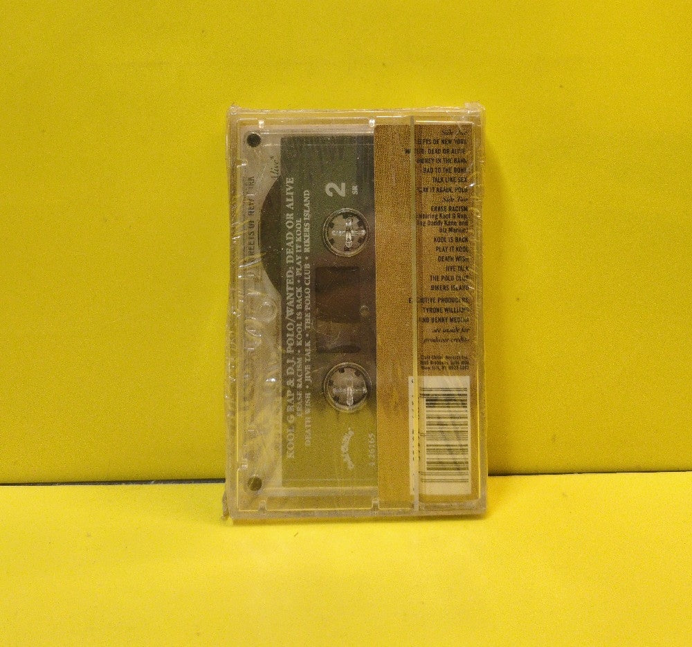 Kool G Rap & DJ Polo - Wanted: Dead Or Alive - 1990 - 9 26165-4 - New - Sealed - Cassettes