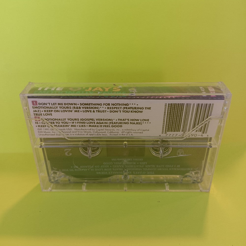 The O'Jays - Emotionally Yours - 1991 - E4-93390 - New - Sealed - Cassettes
