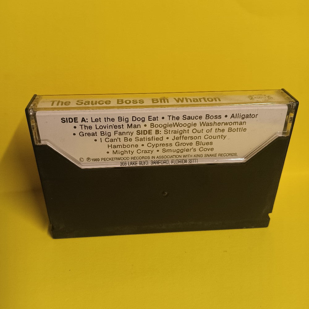 Bill Wharton - The Sauce Boss - 1989 - KS013 - Used - EX - Cassettes