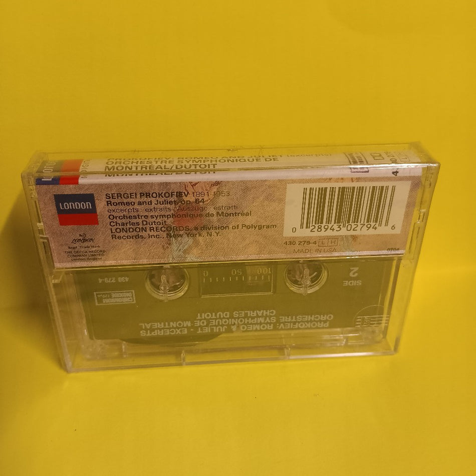 Charles Dutoit / Montreal - Prokofiev: Romeo & Juliet  - 1991 - 430 279-4 - New - Sealed - Cassettes