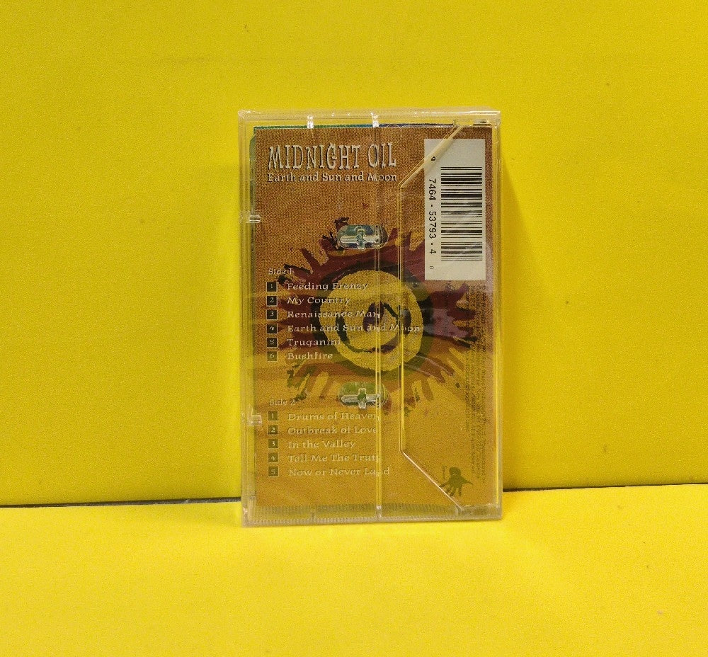 Midnight Oil - Earth And Sun And Moon - 1993 - CT 53793 - New - Sealed - Cassettes