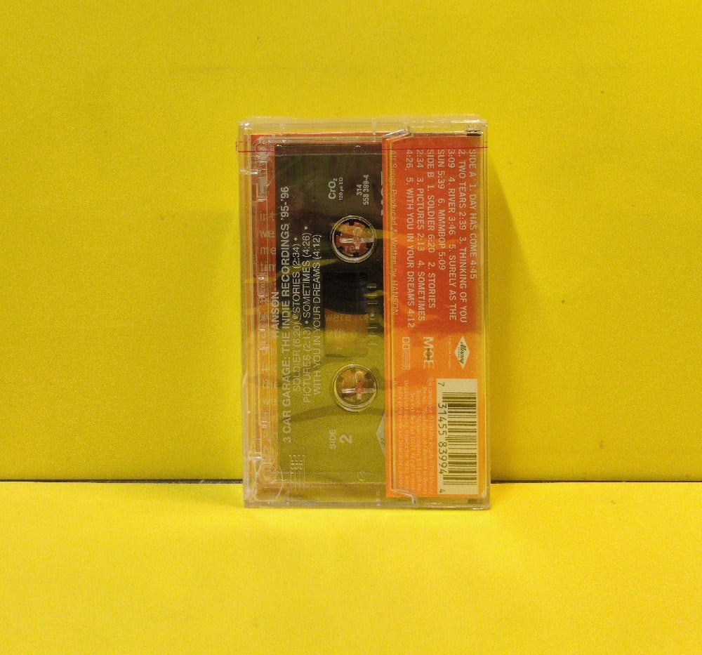 Hanson - 3 Car Garage: The Indie Recordings '95-'96 - 1998 - 314 558 399-4 - New - Sealed - Cassettes