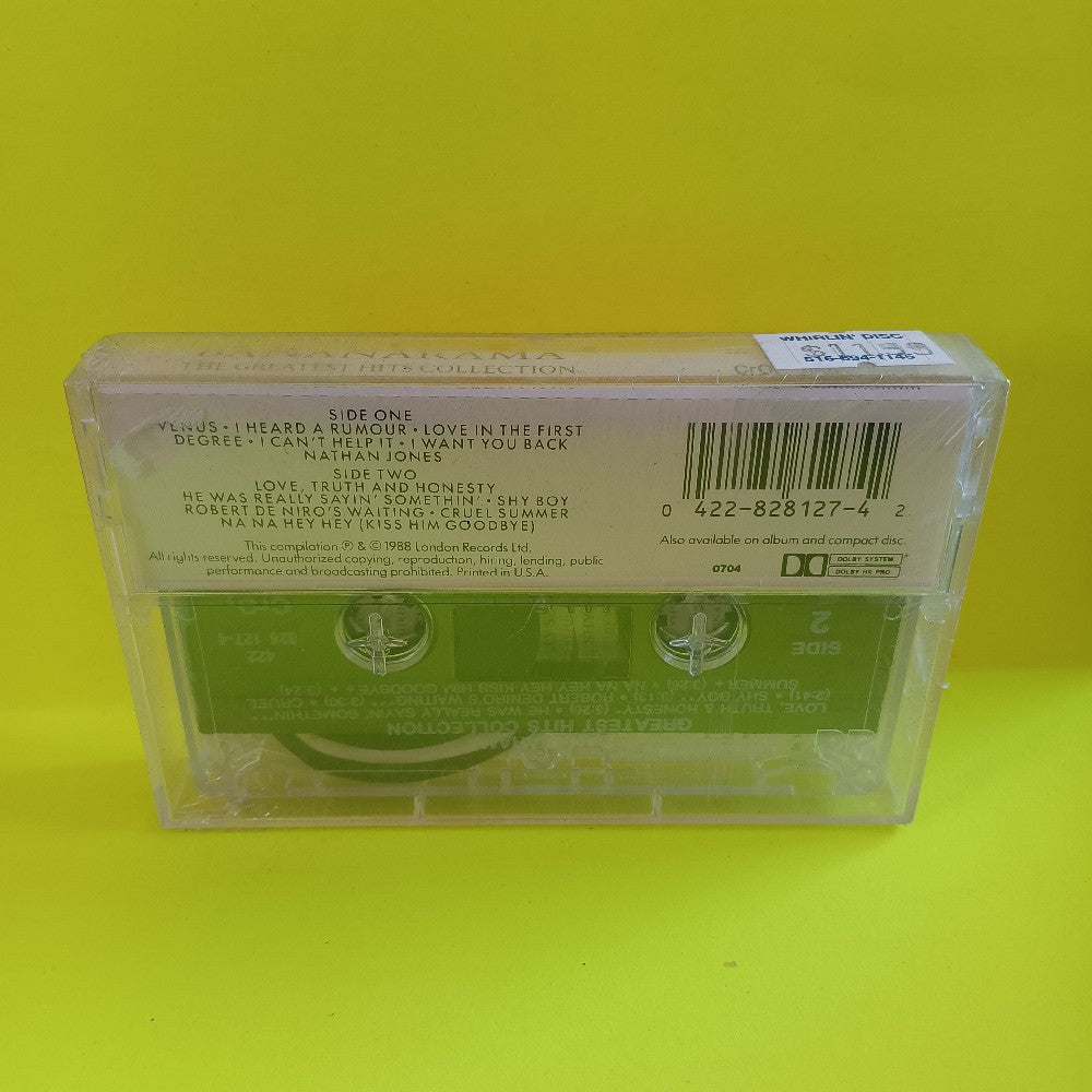 Bananarama - The Greatest Hits Collection - 1988 - 828 127-4 - New - Sealed - Cassettes
