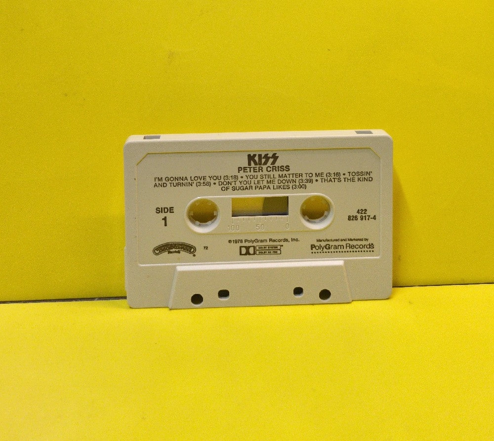 Kiss, Peter Criss - Peter Criss - 826 917-4 - Used - EX - Cassettes - Grey Cassette - Reissue