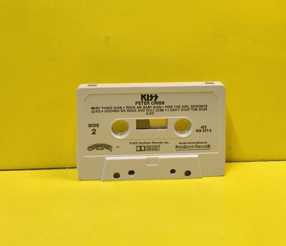 Kiss, Peter Criss - Peter Criss - 826 917-4 - Used - EX - Cassettes - Grey Cassette - Reissue