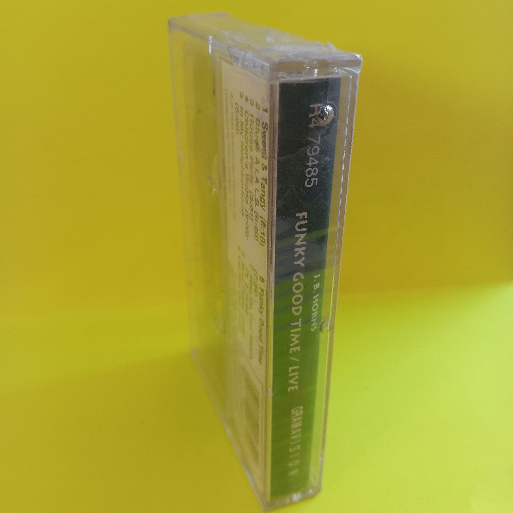 The J.B. Horns - Funky Good Time / Live - 1993 - R4 79485 - New - Sealed - Cassettes