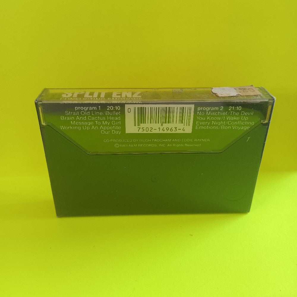 Split Enz - Conflicting Emotions - 1984 - CS 4963 - New - Sealed - Cassettes