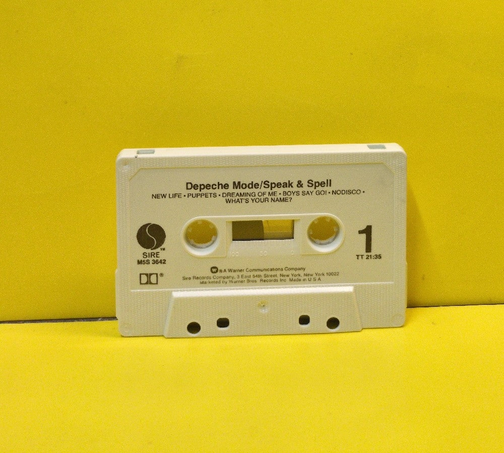 Depeche Mode - Speak & Spell - 1981 - M5S 3642 - Used - EX - Cassettes - No Barcode