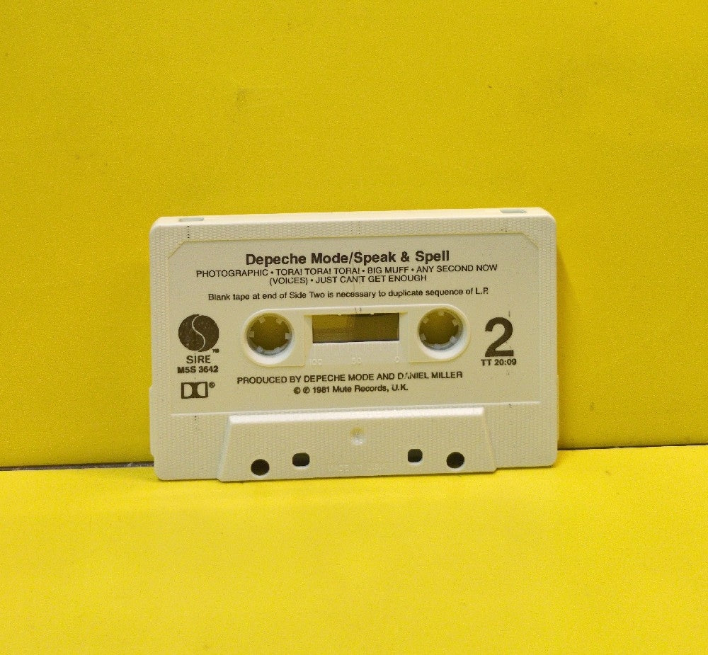 Depeche Mode - Speak & Spell - 1981 - M5S 3642 - Used - EX - Cassettes - No Barcode