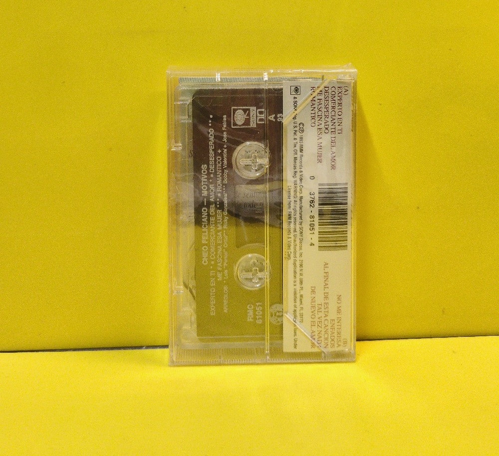 Cheo Feliciano - Motivos - 1993 - RMCC-81051 - New - Sealed - Cassettes