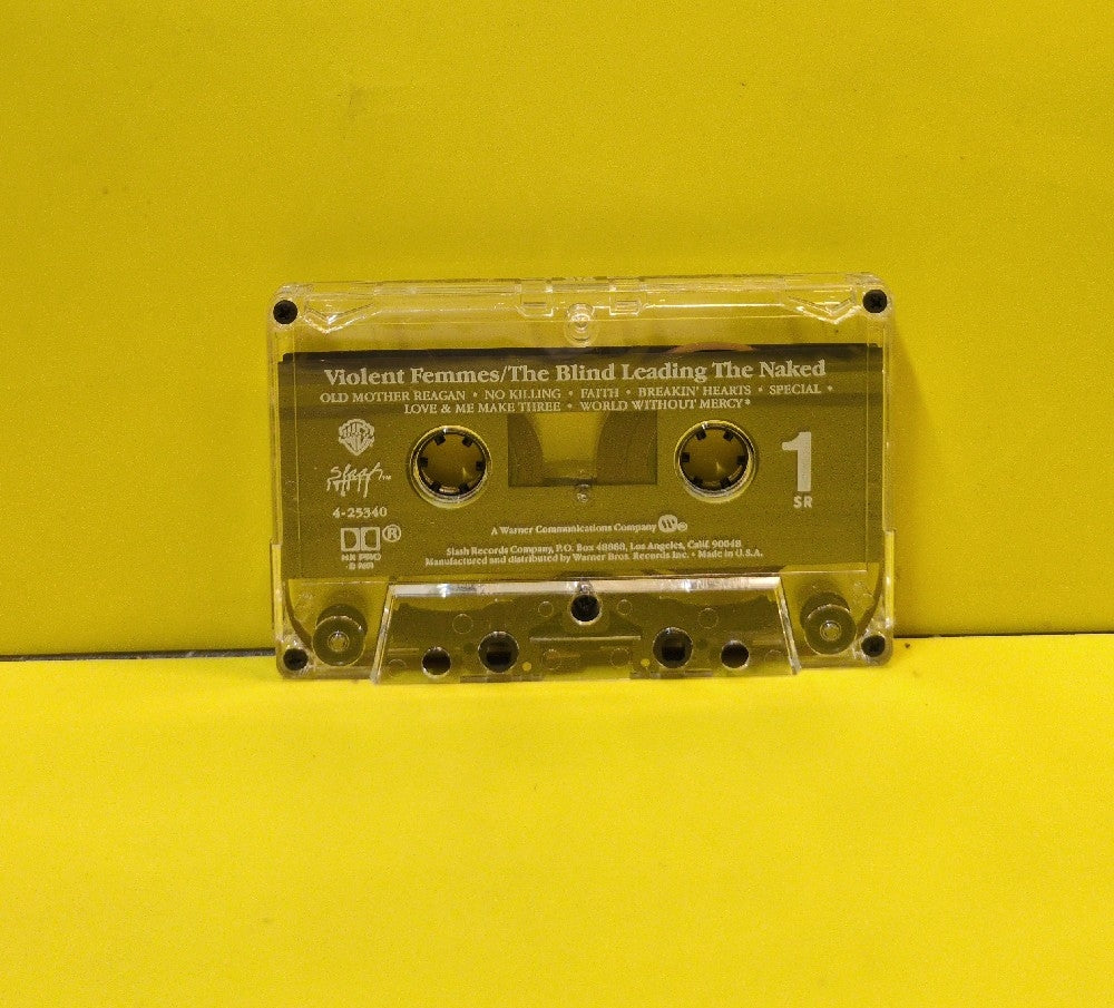 Violent Femmes - The Blind Leading The Naked - 1986 - 9 25340-4 - Used - EX - Cassettes - Clear Tape