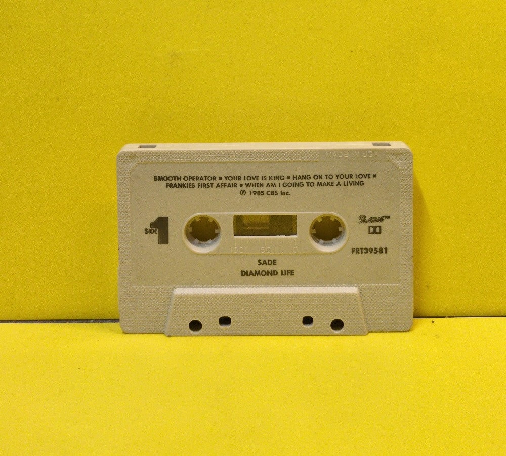 Sade - Diamond Life - 1985 - FRT 39581 - Used - EX - Cassettes - Grey Tape