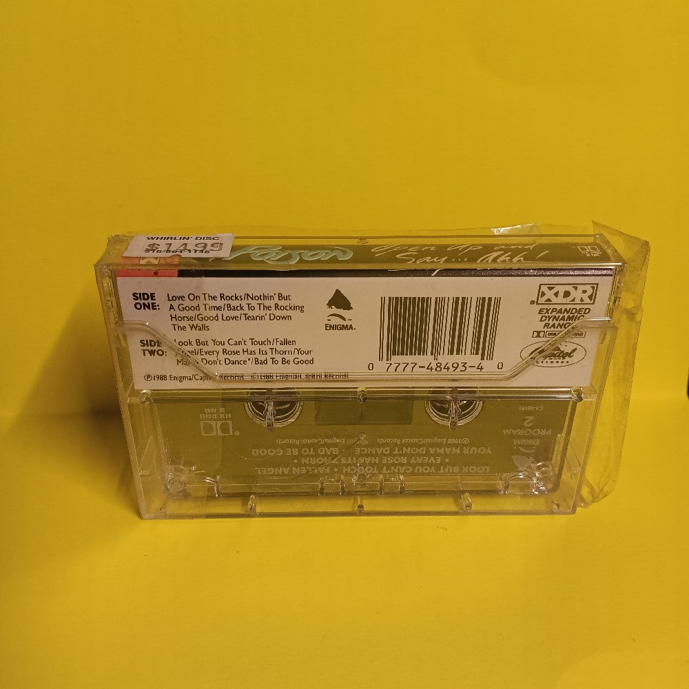 Poison - Open Up And Say ...Ahh! - 1988 - C4-48493 - New - Sealed - Cassettes