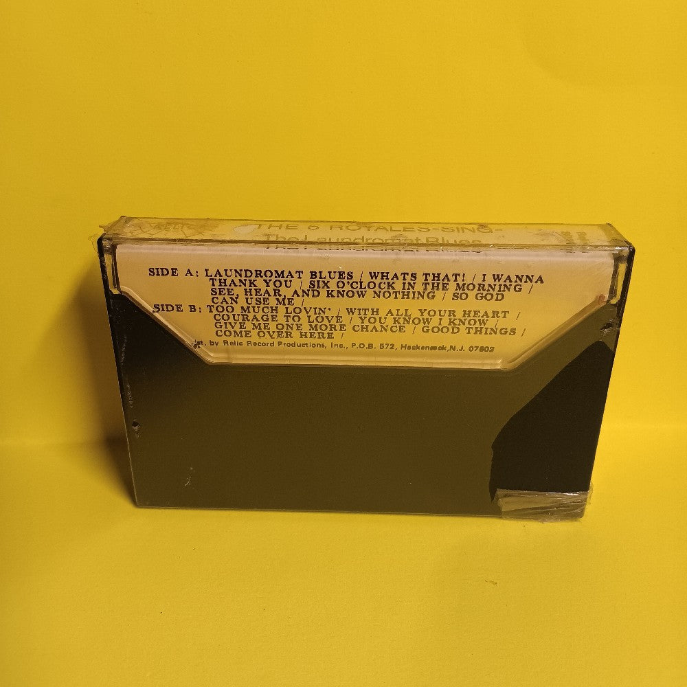 The 5 Royales - Sing The Laundromat Blues  - 1994 - RELIC 8016 - New - Sealed - Cassettes