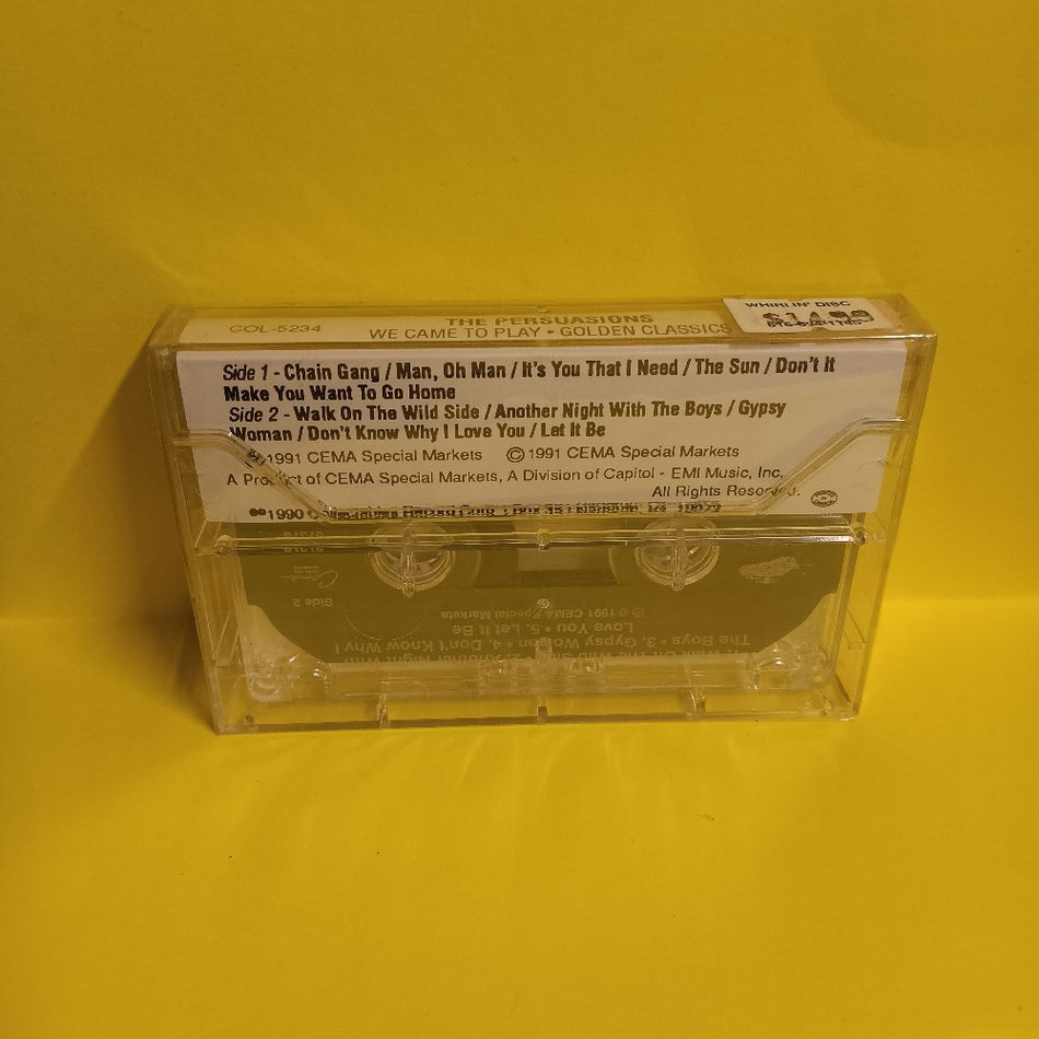 The Persuasions - We Came To Play - 1991 - COL-5234 - New - Sealed - Cassettes