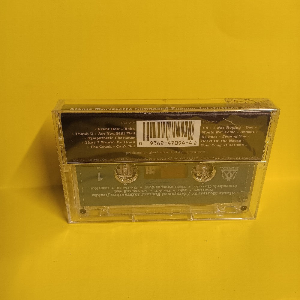 Alanis Morissette - Supposed Former Infatuation Junkie - 9 47094-4 - New - Sealed - Cassettes
