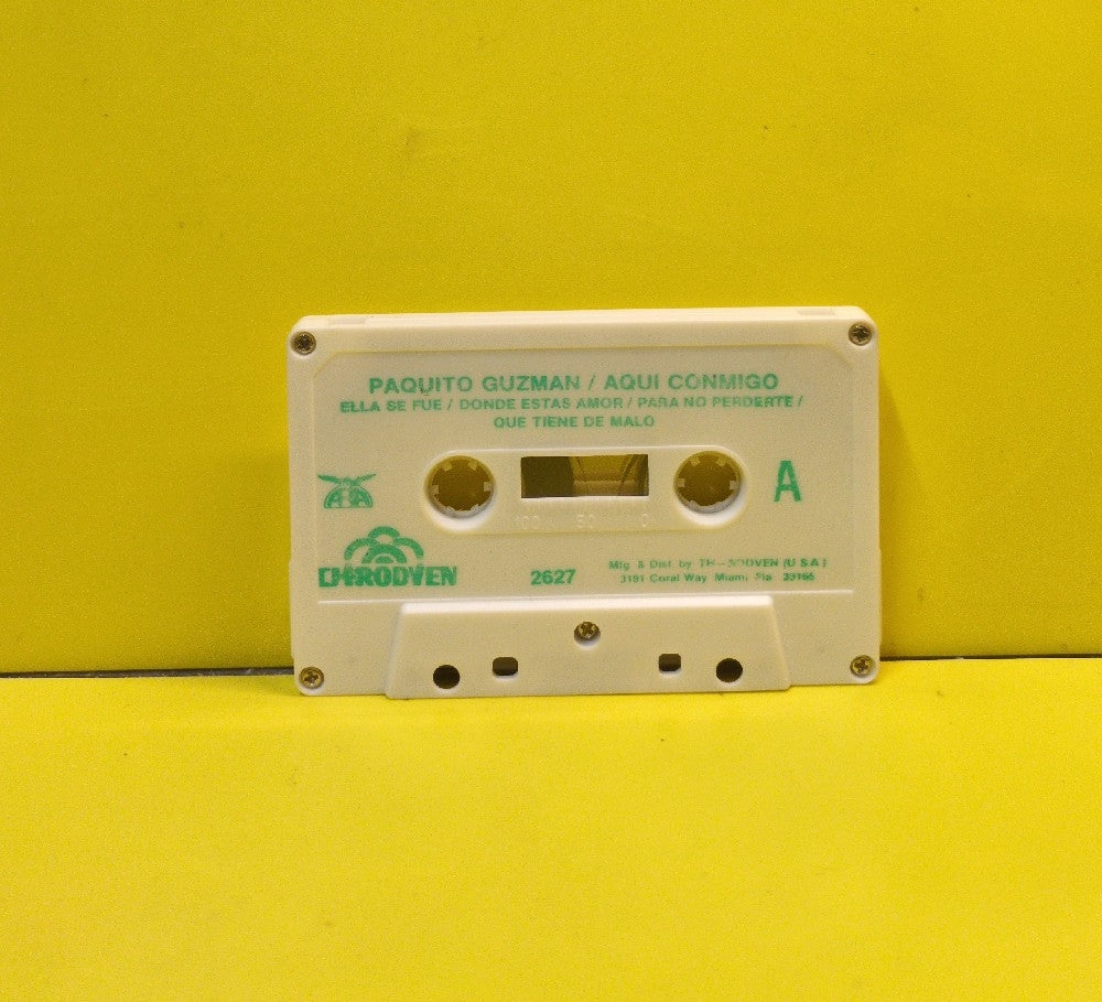 Paquito Guzman - Aqui Conmigo - 1989 - TH-2627 - Used - EX - Cassettes
