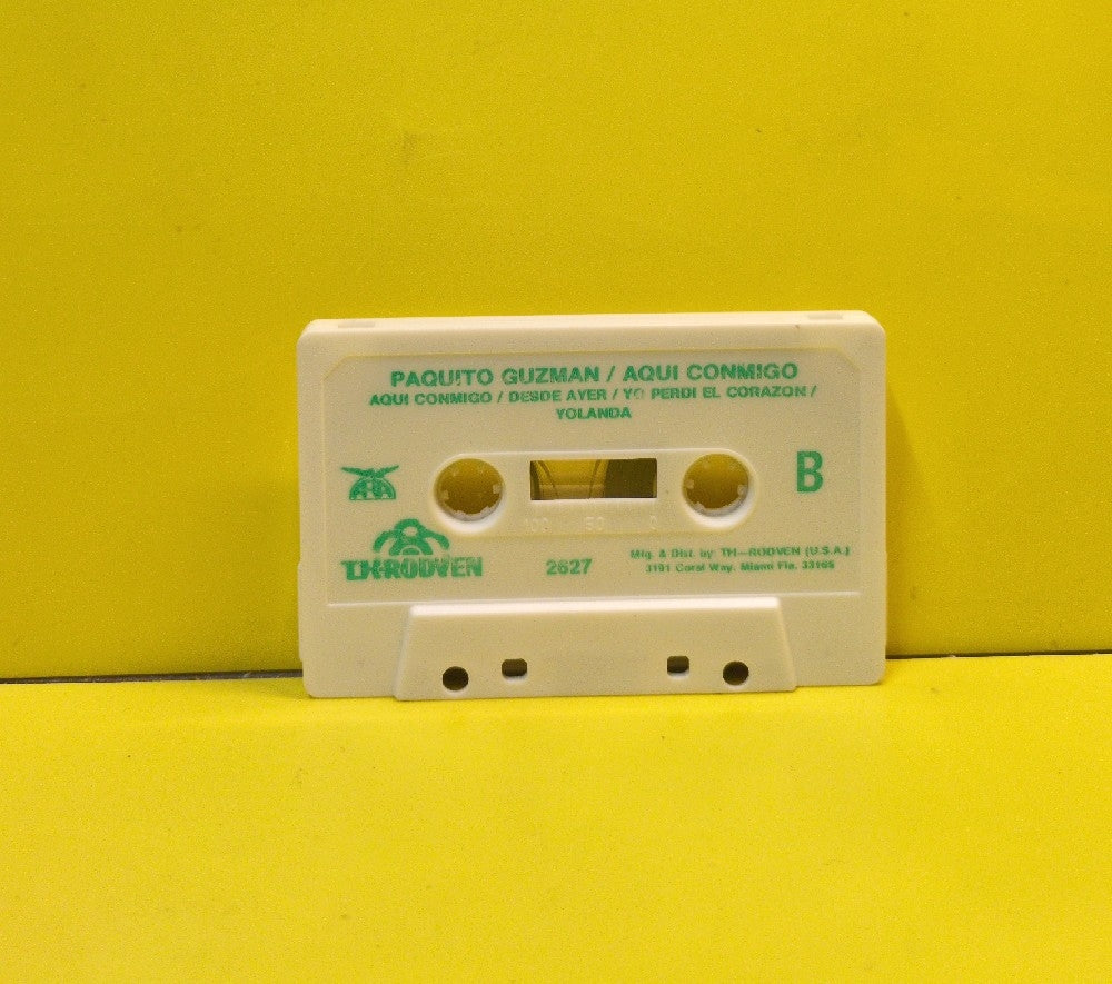 Paquito Guzman - Aqui Conmigo - 1989 - TH-2627 - Used - EX - Cassettes