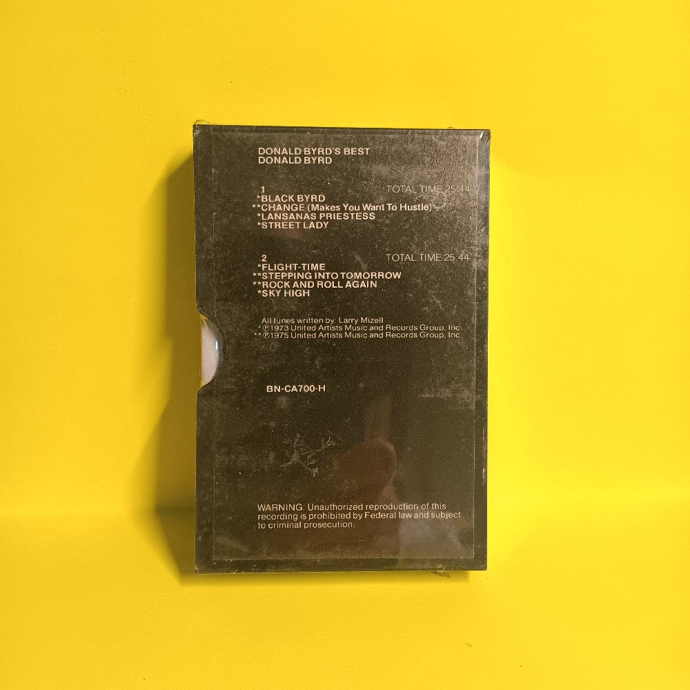 Donald Byrd - Donald Byrd's Best - 1976 - BN-CA700-H - New - Sealed - Cassettes