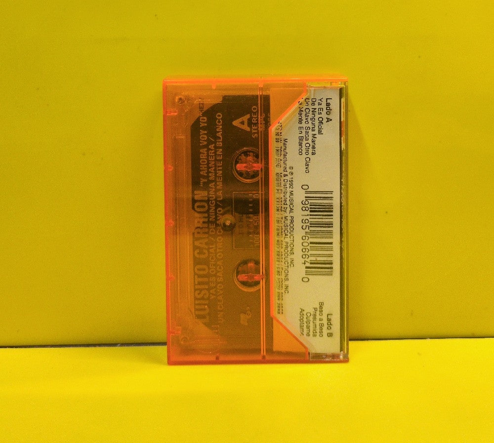 Luisito Carrion - Y Ahora Voy Yo...! - 1992 - MPCA-6066 - Used - EX - Cassettes - Orange Case