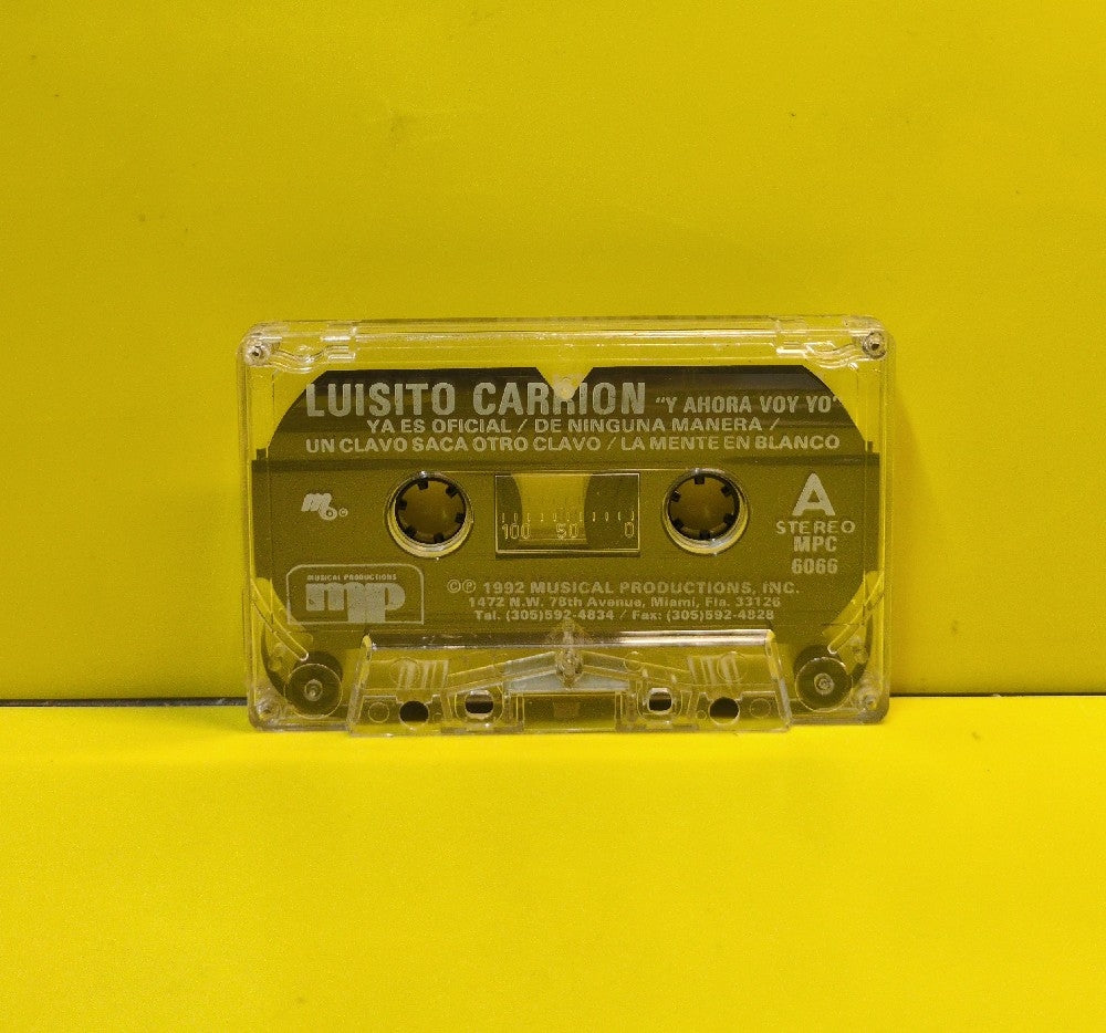 Luisito Carrion - Y Ahora Voy Yo...! - 1992 - MPCA-6066 - Used - EX - Cassettes - Orange Case
