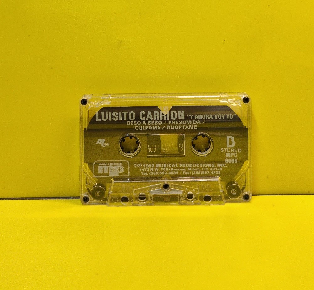 Luisito Carrion - Y Ahora Voy Yo...! - 1992 - MPCA-6066 - Used - EX - Cassettes - Orange Case