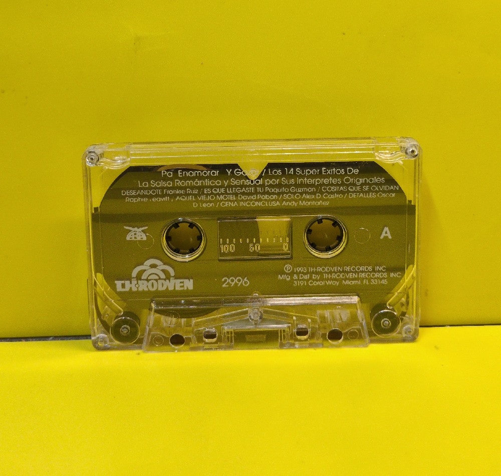 Various - Pa' Enamorar... Y Gozar: Los 14 Super Exitos Y Estrellas De La Salsa Romantica - 1993 - TH-2996 - Used - EX - Cassettes