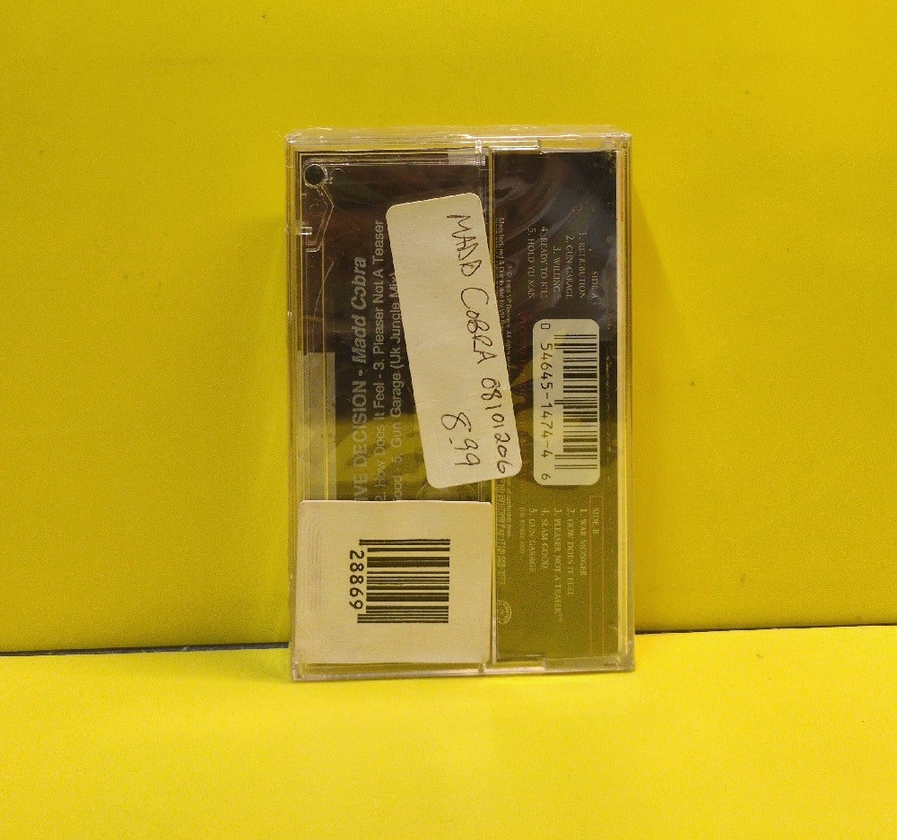 Madd Cobra - Exclusive Decision - 1996 - VPCT 1474 - New - Sealed - Cassettes