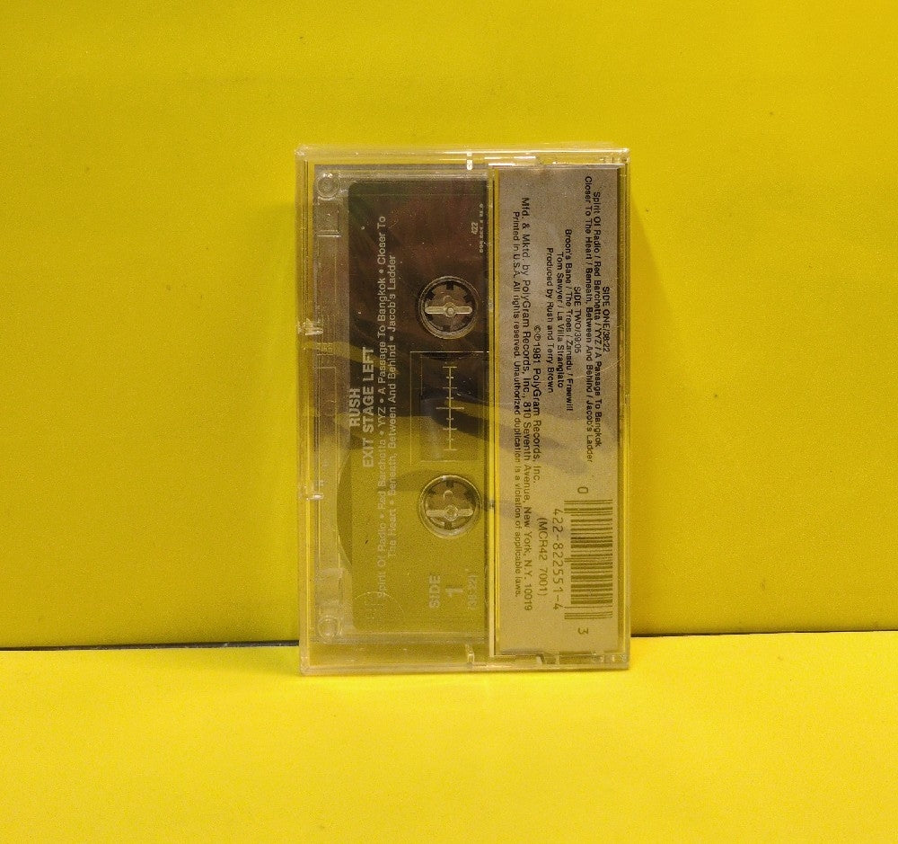 Rush - Exit...Stage Left - 822 551-4 M-2 - New - Sealed - Cassettes - Reissue