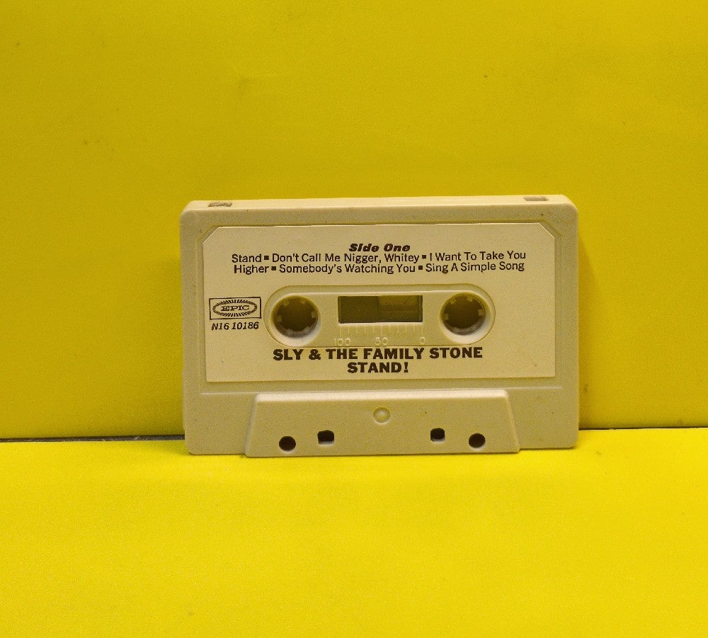 Sly And The Family Stone - Stand! - 1969 - N1 10186 - Used - EX - Cassettes - Gray Tape With Paper Label