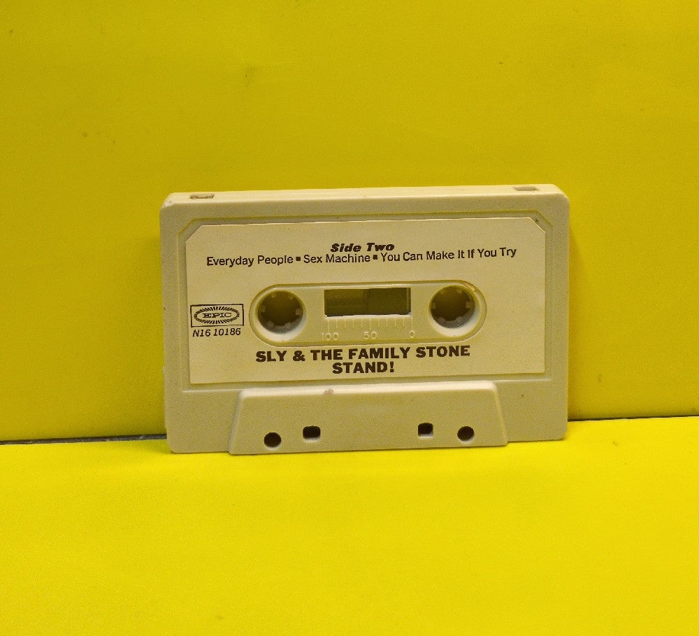 Sly And The Family Stone - Stand! - 1969 - N1 10186 - Used - EX - Cassettes - Gray Tape With Paper Label
