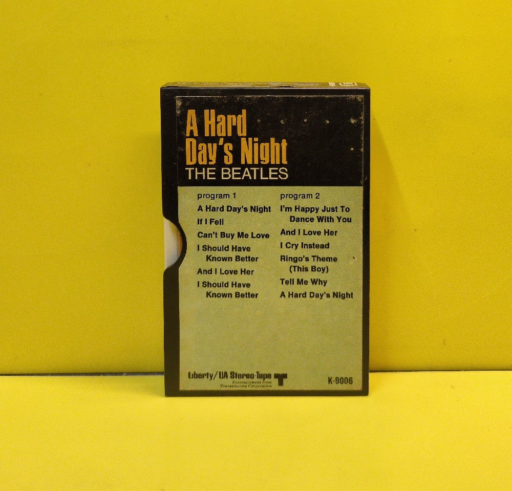 The Beatles - A Hard Day's Night - 1970 - K-9006 - Used - EX - Cassettes - Blue A-Side, White B-Side, Orange Labels