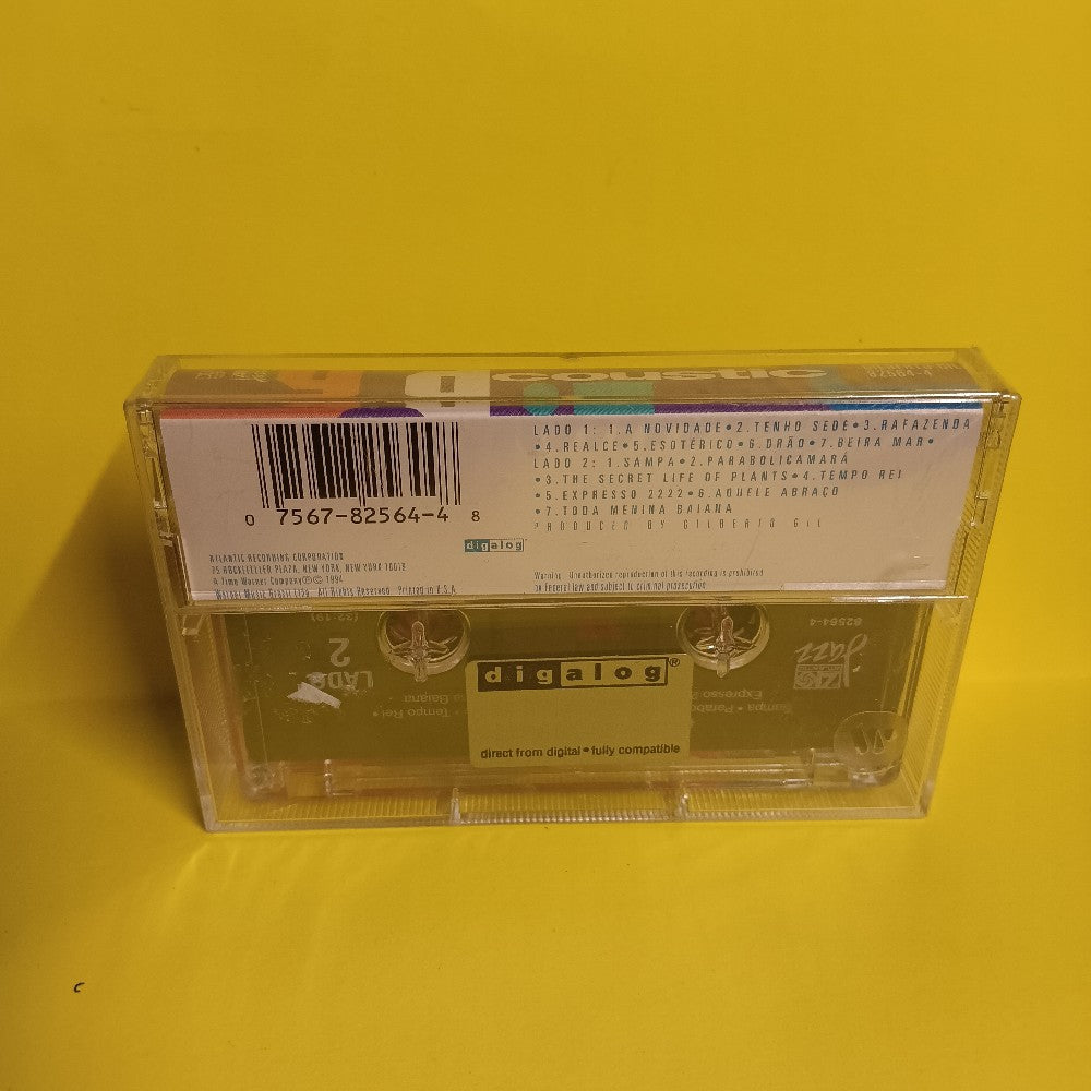 Gilberto Gil - Acoustic - 1994 - 82564-4 - New - Sealed - Cassettes