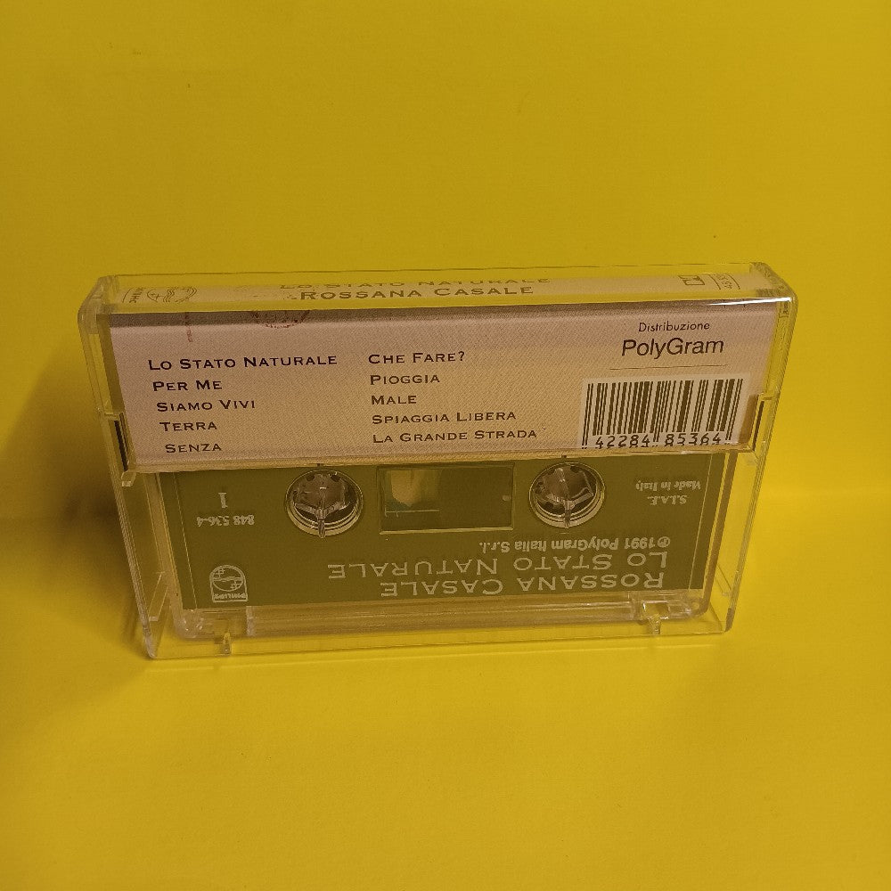 Rossana Casale - Lo Stato Naturale ITALY - 1991 - 848 536-4 - New - EX - Cassettes