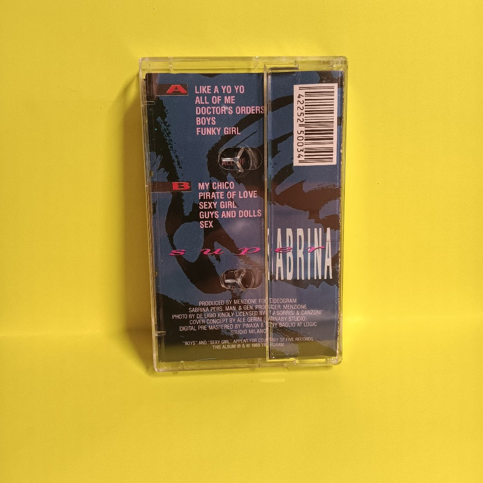 Sabrina - Super Sabrina ITALY - 1988 - 525 003-4 - New - Sealed - Cassettes