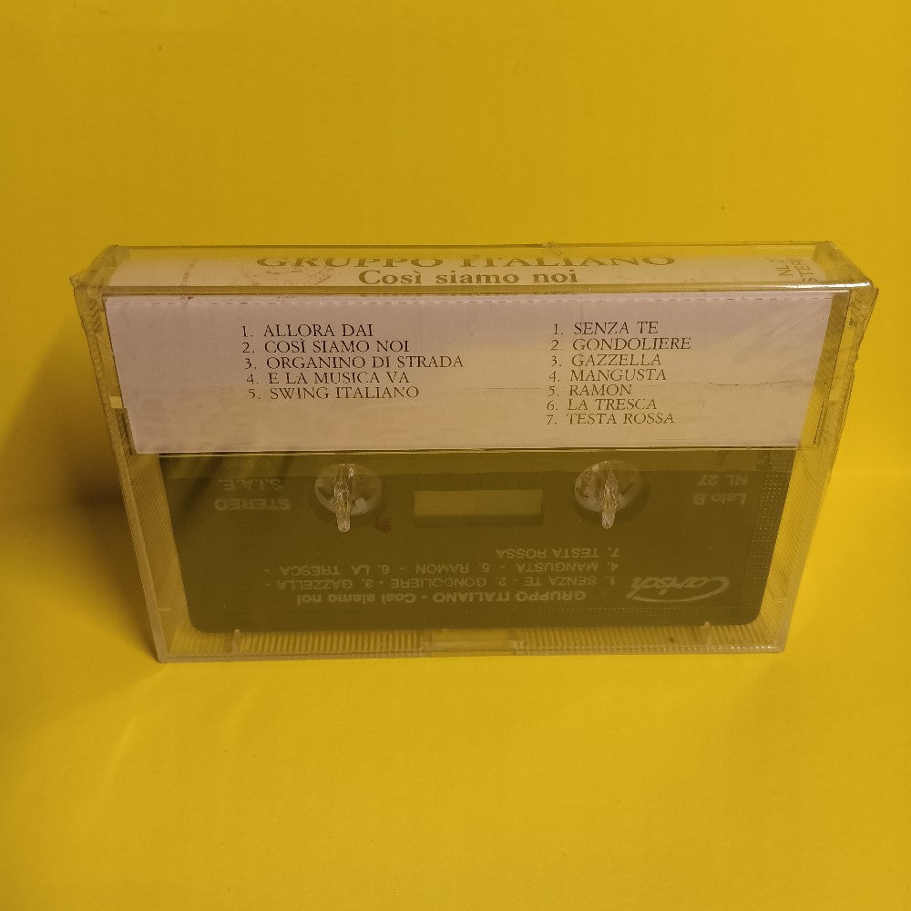 Gruppo Italiano - Cosi Siamo Noi ITALY - 1990 - NL 27 - New - Sealed - Cassettes