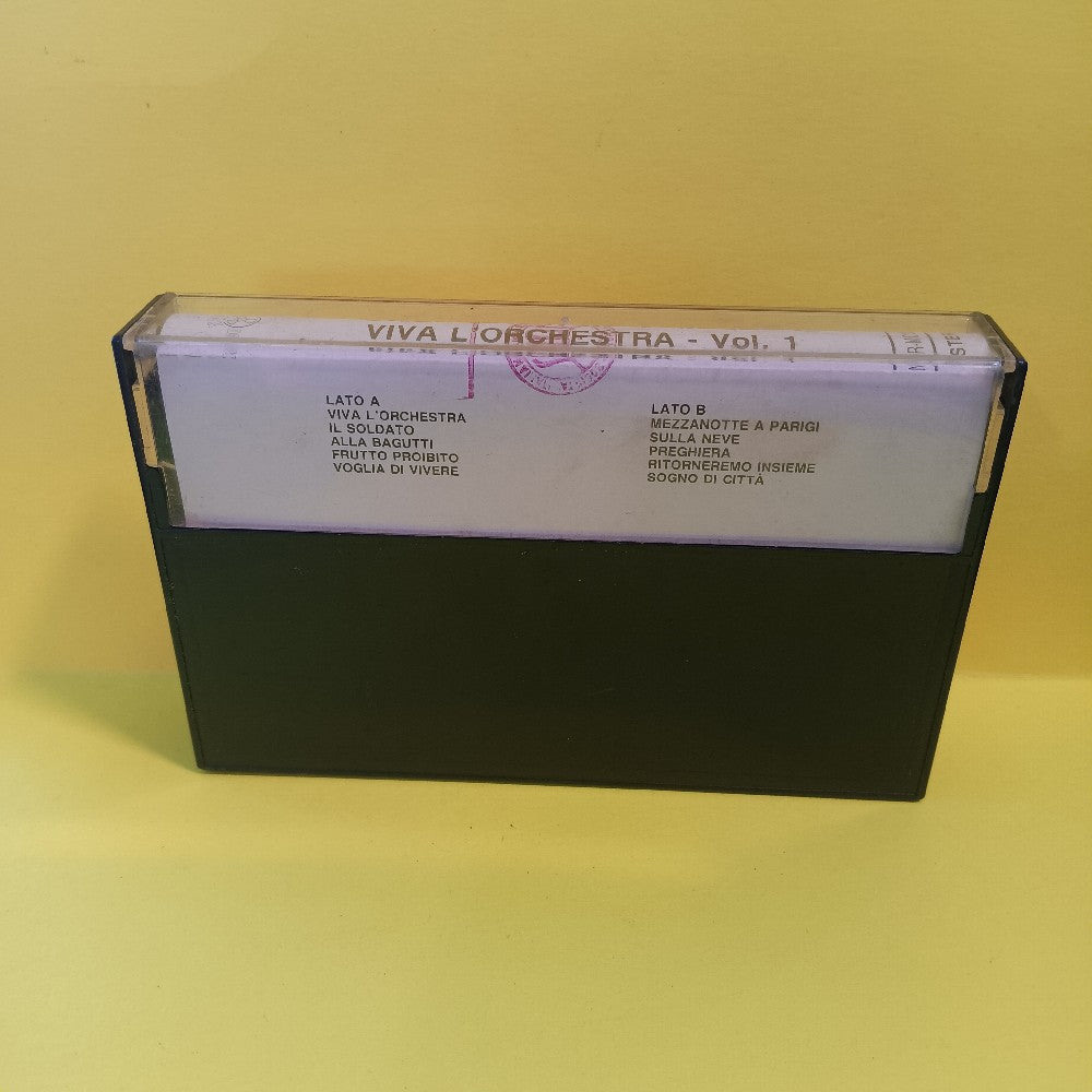 Orchestra New Melody - Viva L'Orchestra Vol. 1 ITALY - NR-MC 001/89 - Used - EX - Cassettes