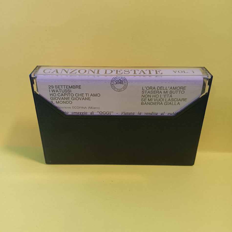 Various - Canzoni D'Estate Vol. 1 ITALY - 1991 - Used - EX - Cassettes