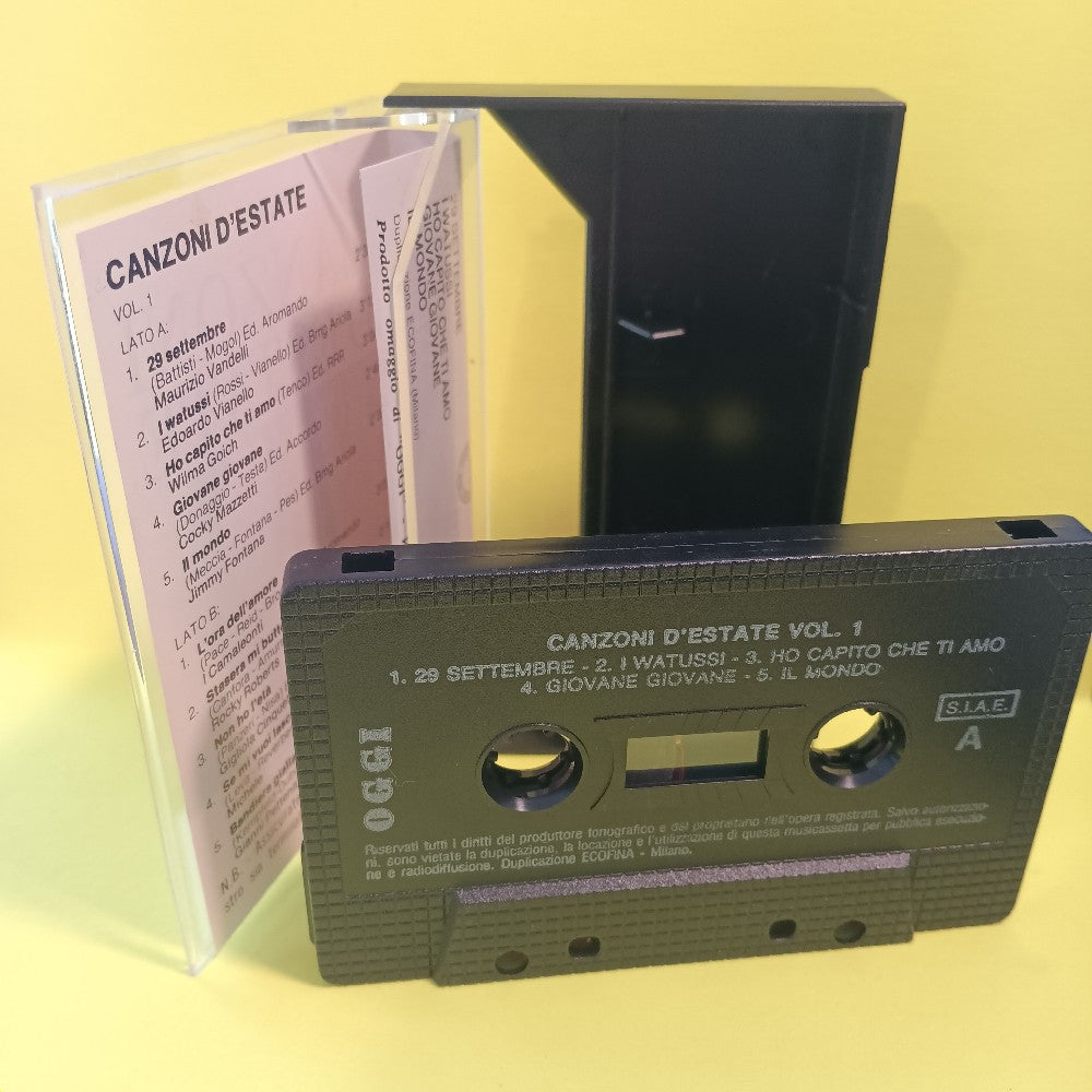 Various - Canzoni D'Estate Vol. 1 ITALY - 1991 - Used - EX - Cassettes