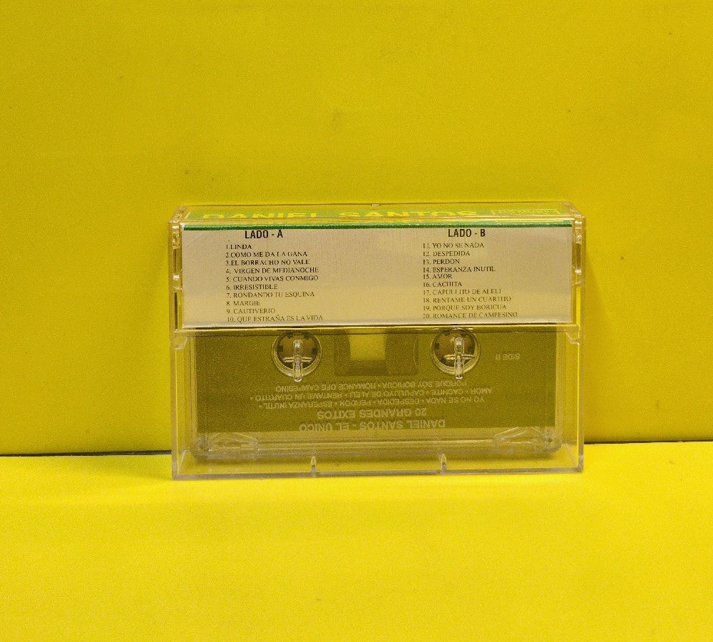 Daniel Santos - El Unico - 20 Grandes Exitos - CD 219 / CASS 219 - Used - EX - Cassettes