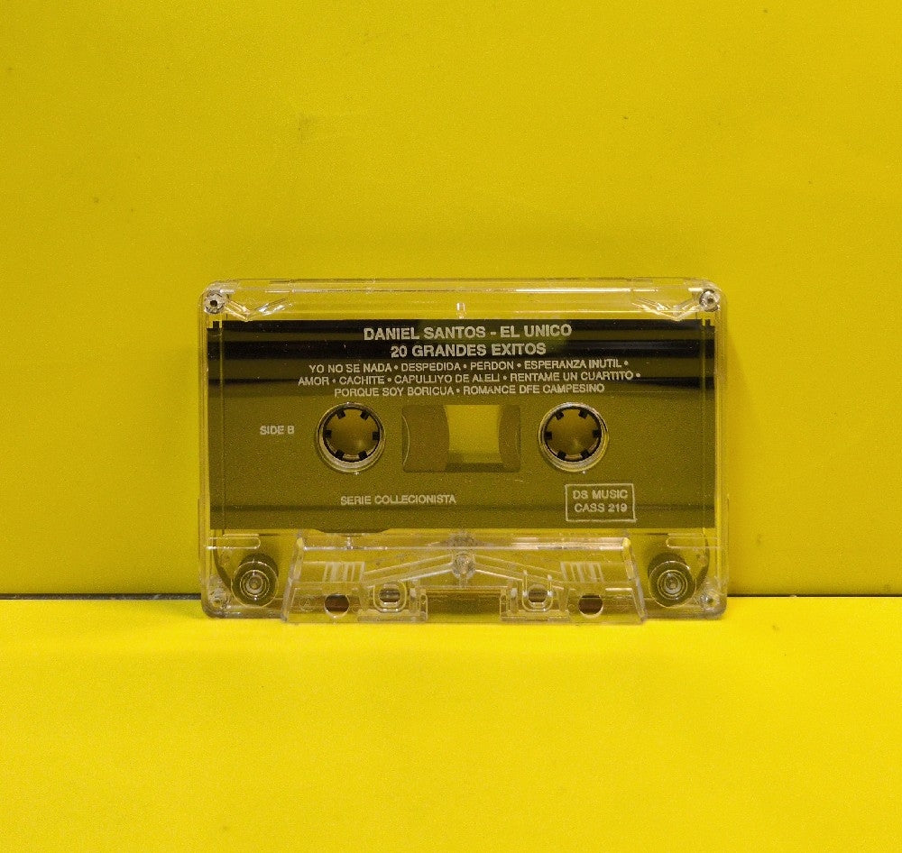 Daniel Santos - El Unico - 20 Grandes Exitos - CD 219 / CASS 219 - Used - EX - Cassettes