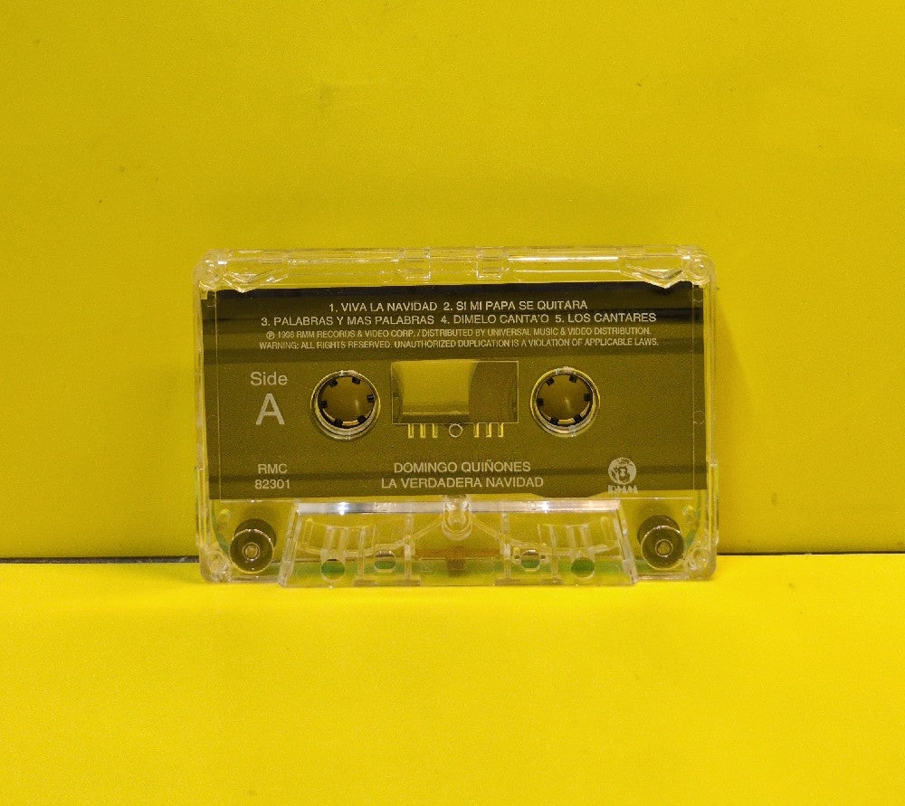 Domingo Quinones - La Verdadera Navidad - 1998 - RMC 82301 - Used - EX - Cassettes