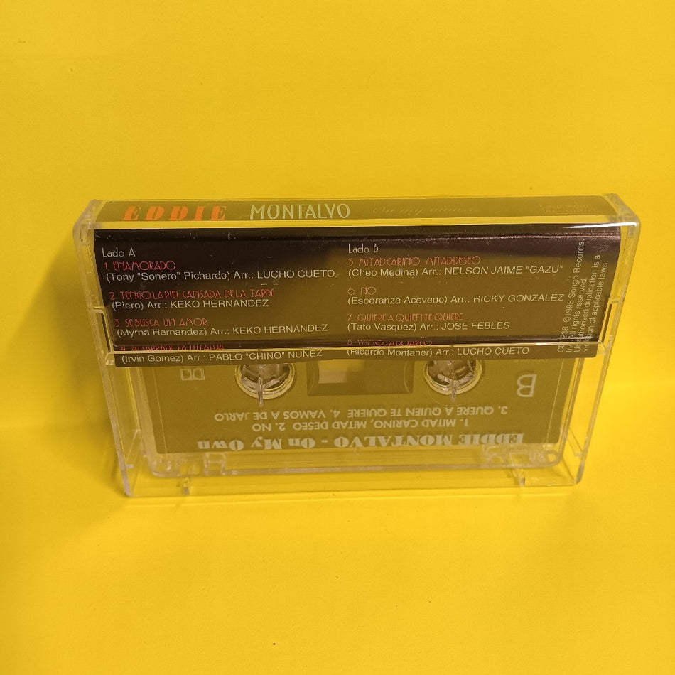 Eddie Montalvo - On My Own - 1995 - 1238 - Used - EX - Cassettes