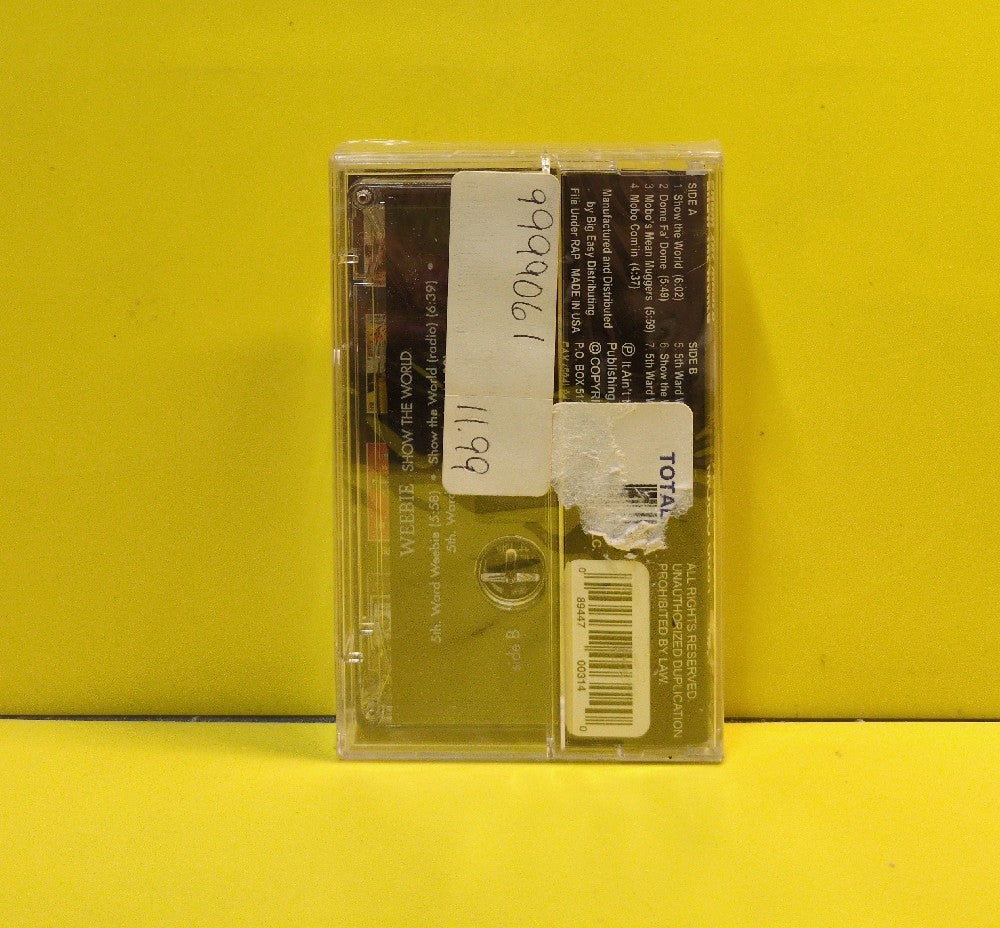 Weebie - Show The World - 1999 - MOBO 0031 - New - Sealed - Cassettes