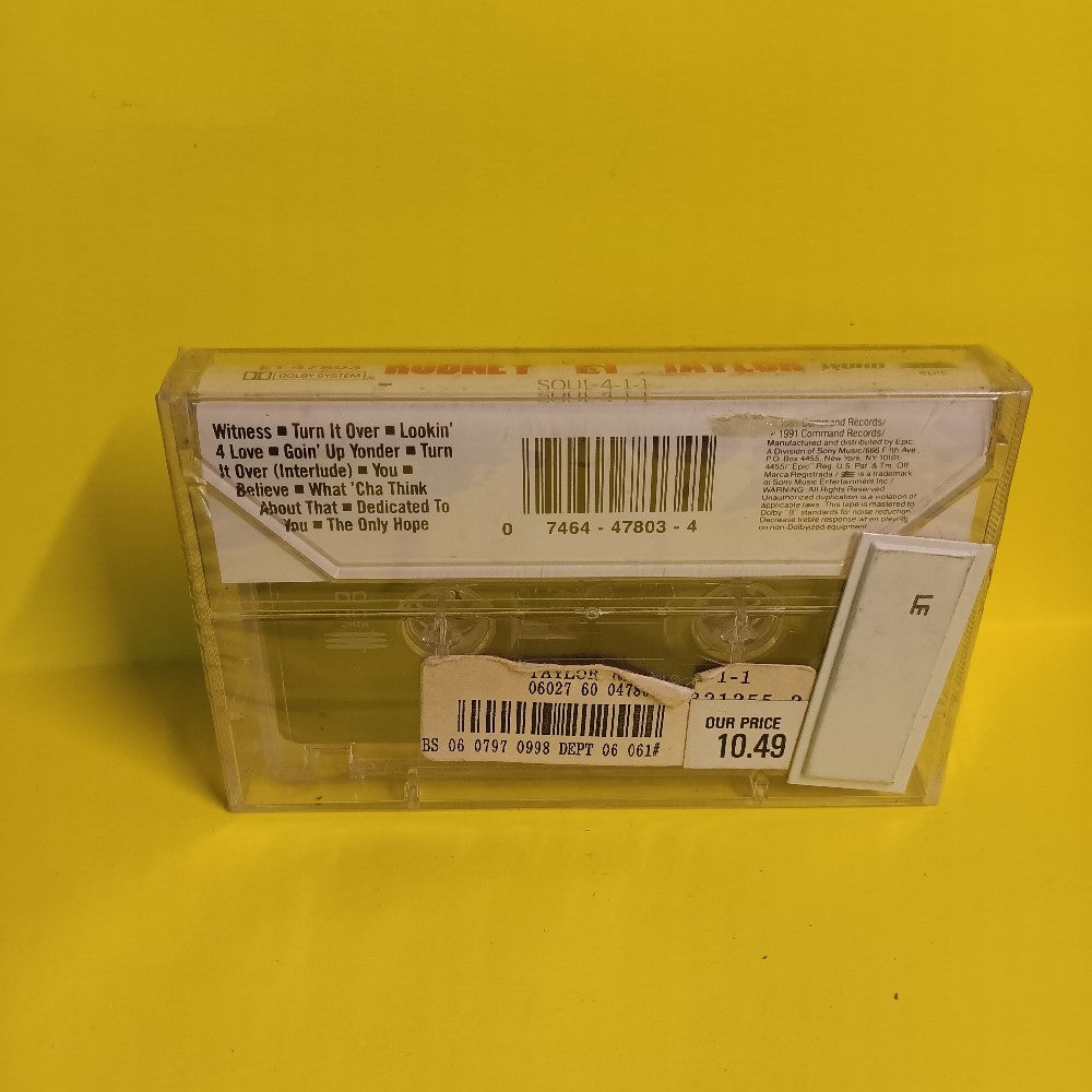 Rodney "R.T." Taylor - Soul 4-1-1 - 1991 - ET 47803 - New - Sealed - Cassettes